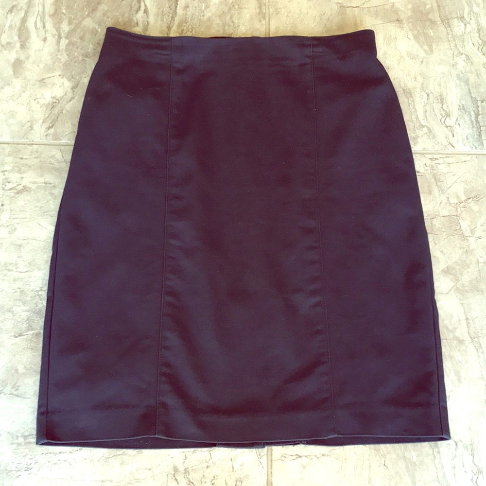 Van Heusen Navy Blue Pencil Skirt
